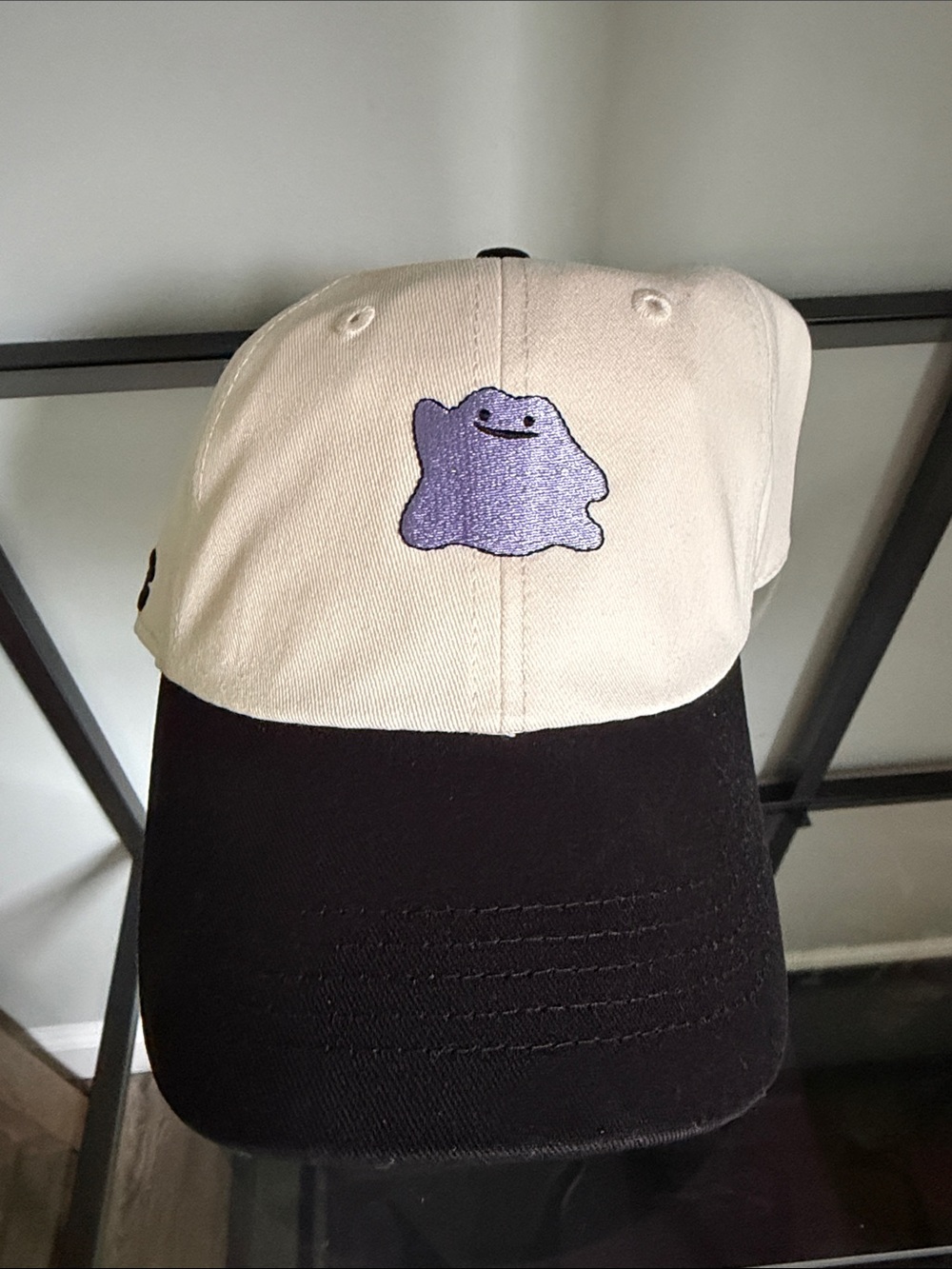 Pokemon Two-Tone Baseball Cap with Purple Ditto Patch